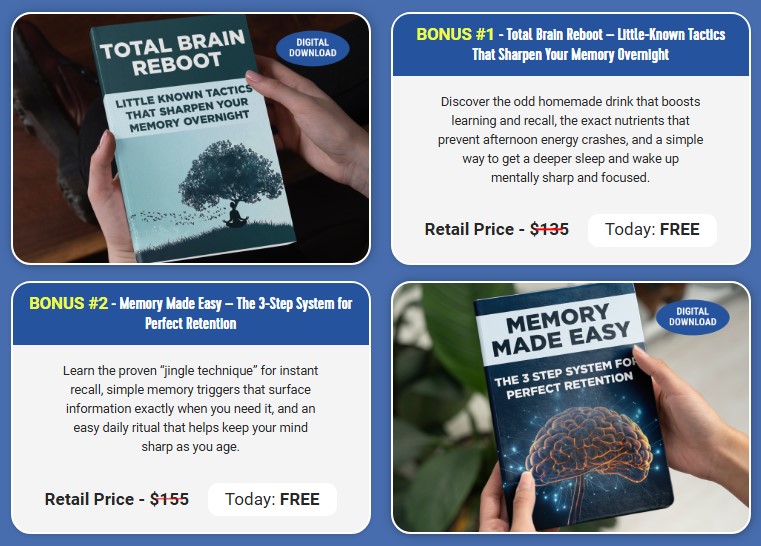 MemoryFlow FREE Bonus Guides